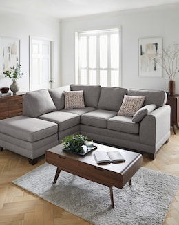 Hilliard Fabric Left Hand Corner Sofa