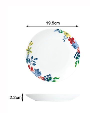 Waterside Watercolour Floral 16 Piece Dinner Set