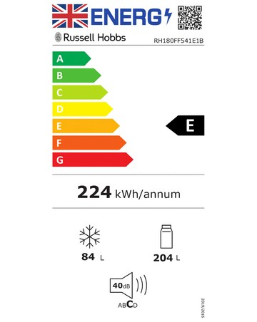 Russell Hobbs RH180FF541E1B Fridge Freezer - Black