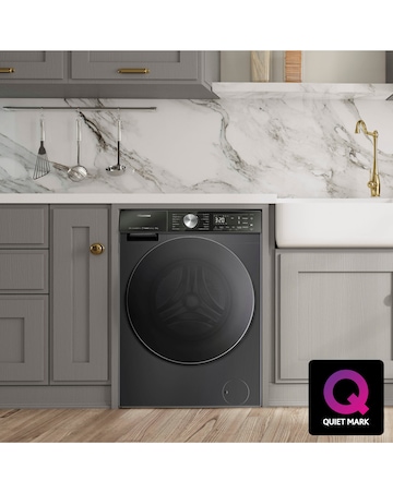 Hisense 5S Series WF5S1245BB 12kg Auto Dosing Washing Machine - Black