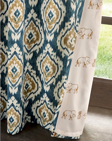 Pineapple Elephant Suri Curtains