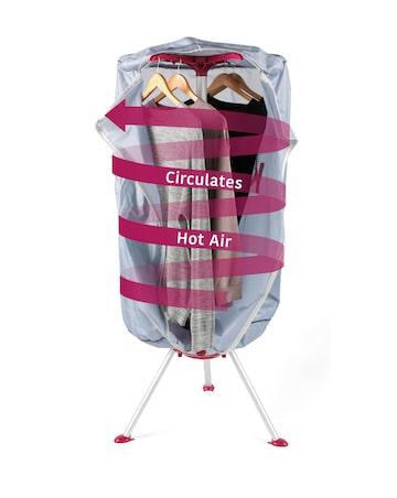 Kleeneze KL066695UKF 10kg Round Heated Airer