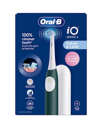 Oral-B iO2 Series Forest Green + Travel Case