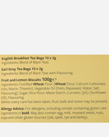 Royal Horticultural Society Tea and Biscuit Box