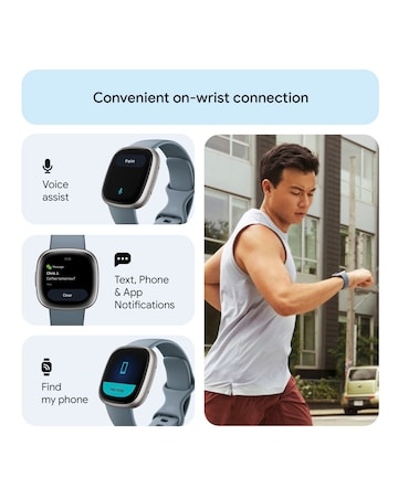 Fitbit Versa 4 Smart Watch - Waterfall Blue