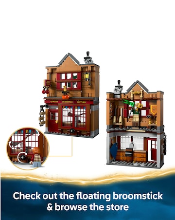 LEGO Harry Potter Quality Quidditch Supplies & Ice Cream Parlour, Diagon 76452