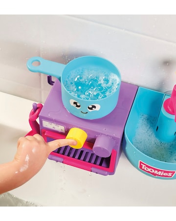 Tomy Toomies Bubble and Bake Bathtime Kitchen Bath Toy