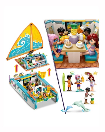LEGO Friends Travel Boat Adventure, Kids' Building Kit 42664