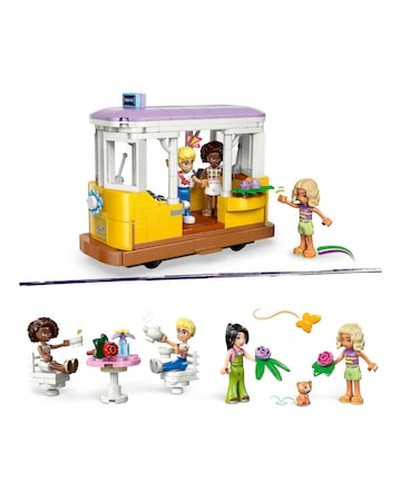LEGO Friends Plant Cafe & Flower Shop Building Kit Pretend-Play Set 42671