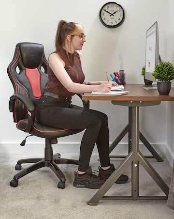 X Rocker Maverick Ergonomic PC Office Gaming Chair - Black / Red