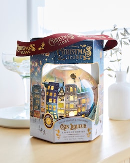 Light Up Snowglobe Orange &amp; Cranberry Gin Liqueur 70cl
