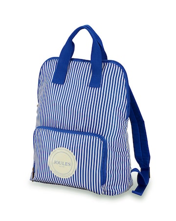 Joules Packaway Backpack - Ticking Stripe
