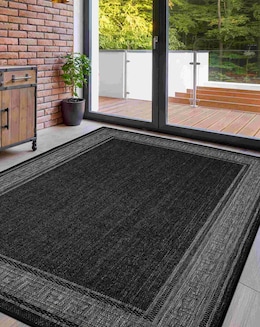 Gel Backed Greek Key Rug