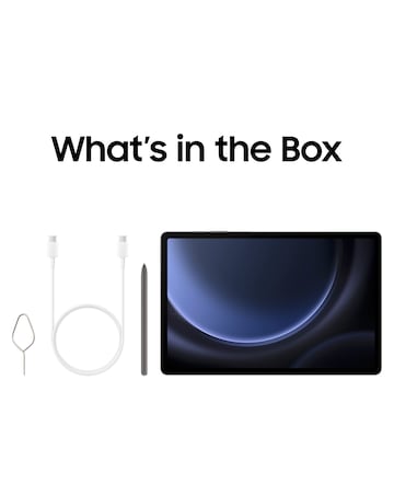 Samsung Galaxy Tab S9 FE+ 12.4in 256GB WiFi Tablet - Grey