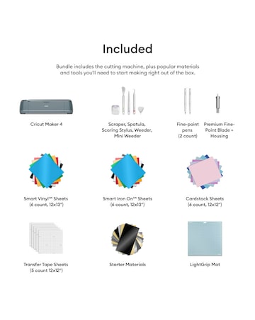 Cricut Maker 4 Essentials Bundle
