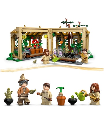 LEGO Harry Potter Hogwarts Castle: Herbology Class, Wizard Gift for Kids 76445