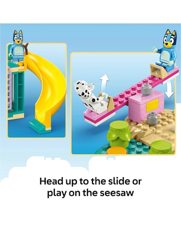 LEGO Bluey Playground Fun with Bluey and Chloe, Preschool Toy 11201