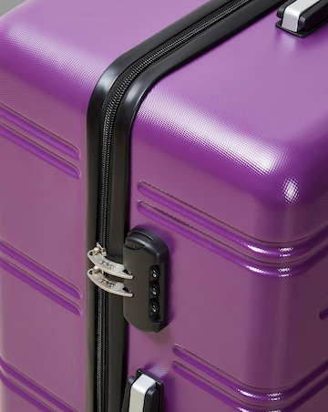 Rock Lisbon Large Suitcase - Purple