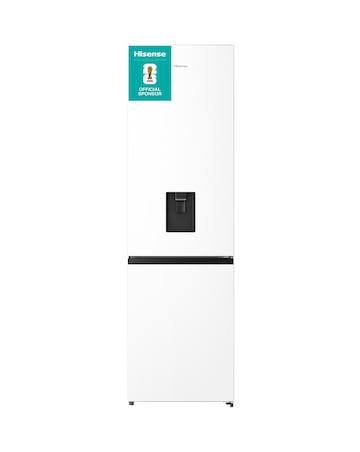 Hisense RB435N4WWE 60x200cm Total No Frost Combi Fridge Freezer - White