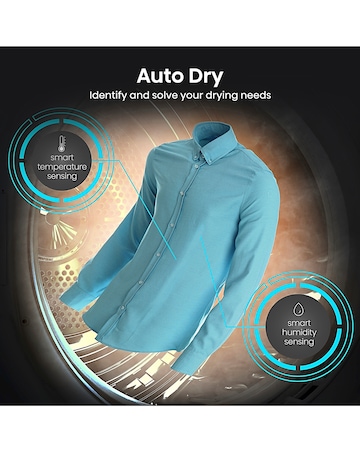 Hisense 3S Series DH3S802BW3 WiFi-enabled 8kg Heat Pump Tumble Dryer - White