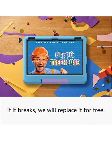 Amazon Fire HD 10 Kids Edition 10.1in 32GB Age 3-7 Tablet - Blue