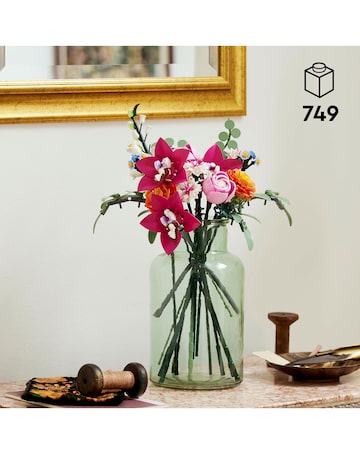 LEGO Botanicals Pretty Pink Flower Bouquet Floral Decor, Building Kit 10342