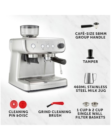 Breville Barista Max Espresso Machine with Integrated Grinder