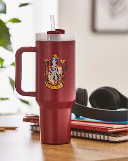 Harry Potter 'Gryffindor' 1200ml Tumbler &amp; Straw