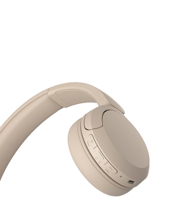 Sony WH-CH520 Wireless On-Ear Headphones - Beige