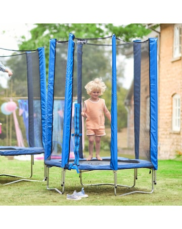 Plum Junior Springsafe 4ft Trampoline & Enclosure - Blue