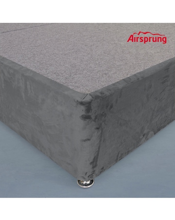 Airsprung Velvet Divan Base No Drawers