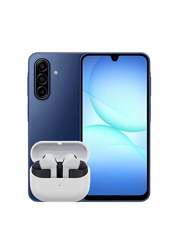 Samsung Galaxy A17 128GB 5G - Blue and Buds3 FE - Grey Bundle