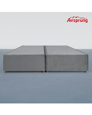 Airsprung Velvet Divan Base with 2 Drawers