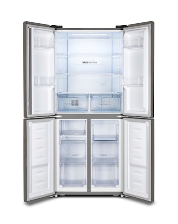 Fridgemaster MQ79394ES American Fridge Freezer E Rated 182 CM