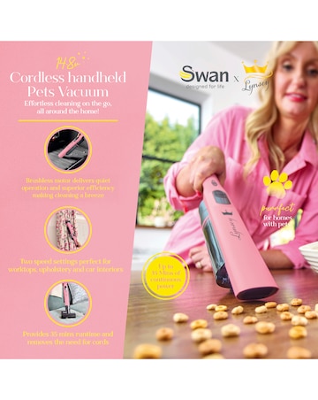 Swan TV?s Queen of Clean Handheld Cordless Vacuum Cleaner