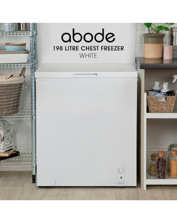 Abode A198CF0E1W 198L Chest Freezer - White