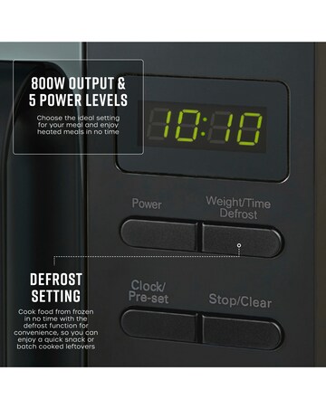 Swan SM4421BLK 20L Black Digital Microwave