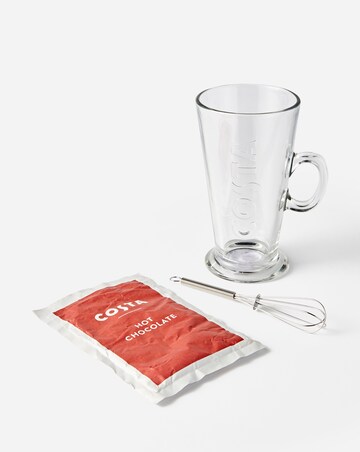 Costa Hot Chocolate Glass Gift Set