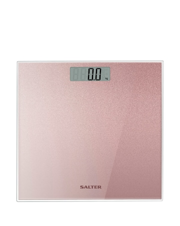 Salter Rose Gold Glitter Electric Scale