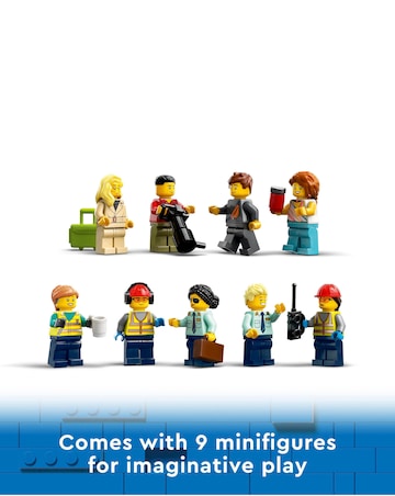 LEGO City Passenger Aeroplane Toy & 4 Airport Vehicles 60367