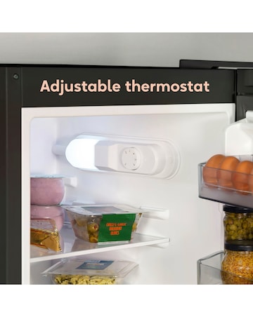 Russell Hobbs RH145FF501E1B 50cm Fridge Freezer Black - 144cm Height