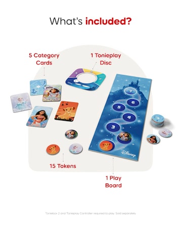 Tonies Tonieplay Disney Quiz Kingdom Game Disc