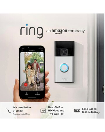 Amazon Echo Pop Smart Speaker with Ring Video Doorbell
