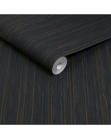 Abigail Ahern Fibre Stripe Twilight Wallpaper