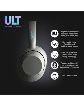 Sony ULT WEAR Wireless Over-Ear Headphones - White