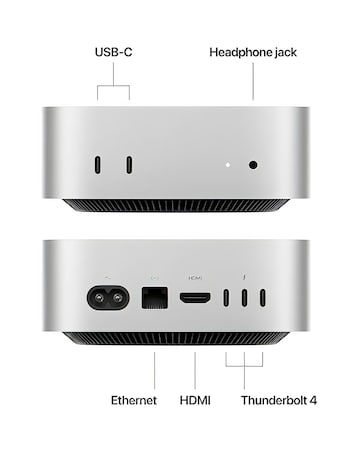 Apple Mac mini (M4, 2024) 10-core CPU, 10-core GPU, 16GB, 256GB SSD