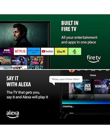 Toshiba 24WF2F53DB 24in Smart VIDAA HD Ready TV with VIDAA Voice