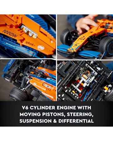 LEGO Technic McLaren Formula 1 2022 Race Car Model Set 42141