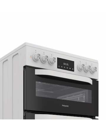 Hotpoint HDD6GDC2W 60cm Dual Fuel Double Cooker with Glass Lid Installation
