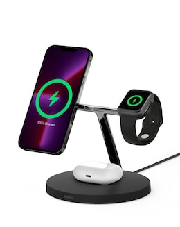 Belkin BoostCharge Pro 3-in-1 Wireless Charger w MagSafe Charging 15W Black
